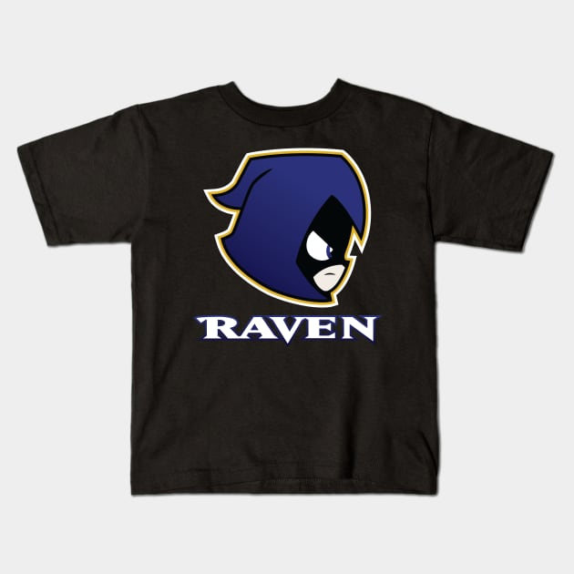 Raven Kids T-Shirt by Moysche